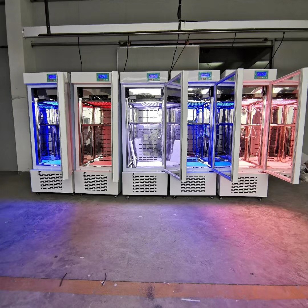 植物生长箱农作物培育模拟生长箱育苗箱内置光源无级可调新励仪器