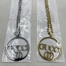 跨境热卖古家新款女式经典复古不锈钢18K镀金时尚通勤项链原图可