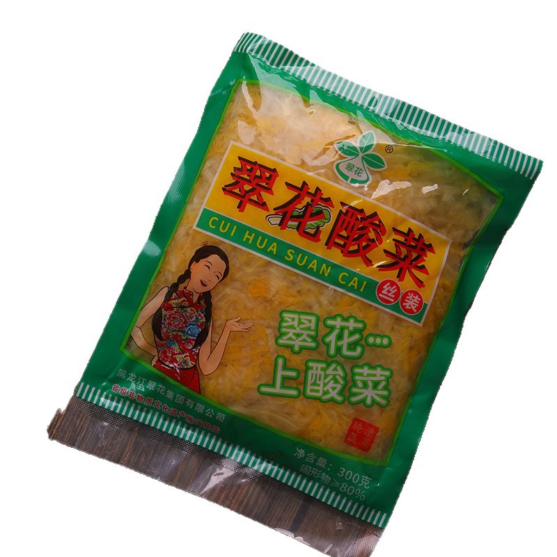 동북취화 피클 300g 가짜 충전재 농장 상업용 가정용 만두 충전재 신선한 봉지 동북 피클 도매