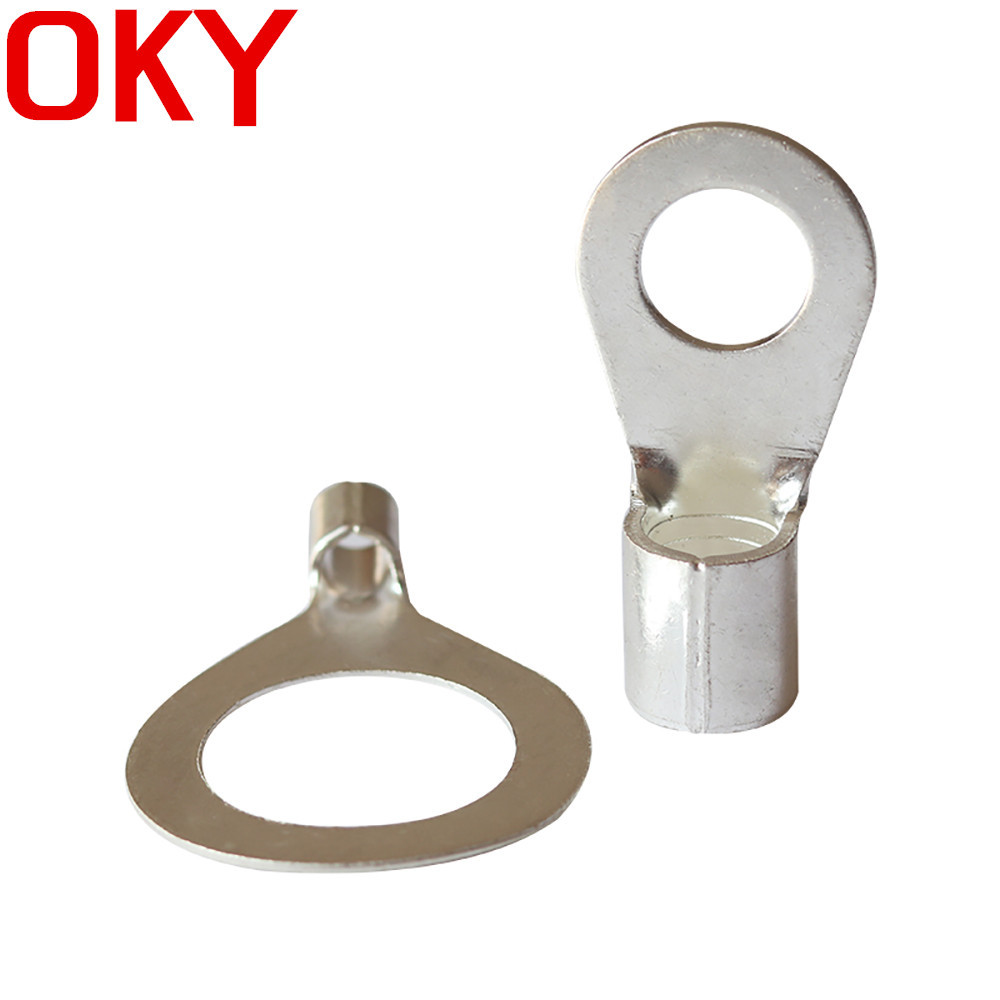 冷压裸端头OT50-6 电缆电线螺丝连接器铜接线鼻子OT50-8接线端子