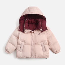 2025秋冬季新品儿童连帽羽绒服外套中大童短款上衣防风加厚保暖