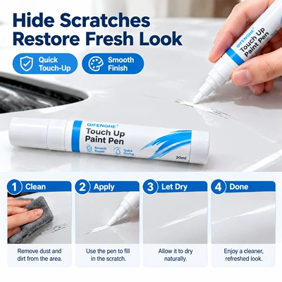 Avtomobil boya qələmləri pen, white scratch repair