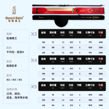 日本进口碳素 矶钓竿3号超轻超硬4.5米手海两用竿5.4抛竿鱼竿渔具