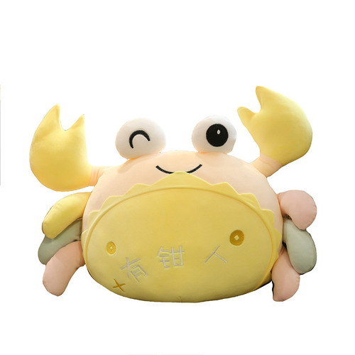 Simulation crab plush toy pillow rich man hairy crab doll doll ragdoll cushion sleeping pillow