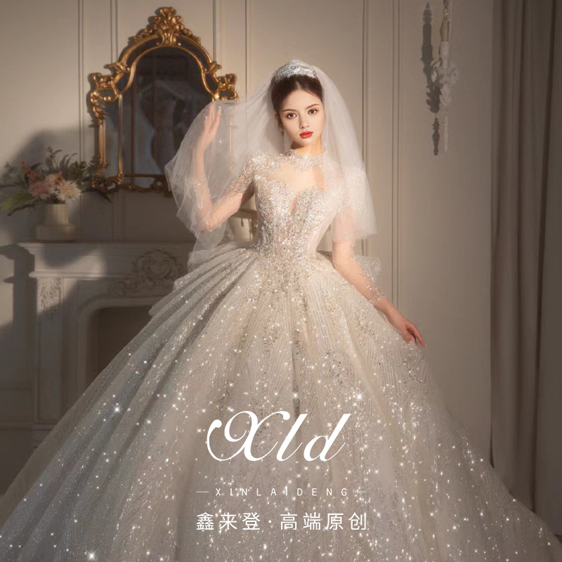 "Secret Word" wedding dress 2025 new style bride wedding main yarn…