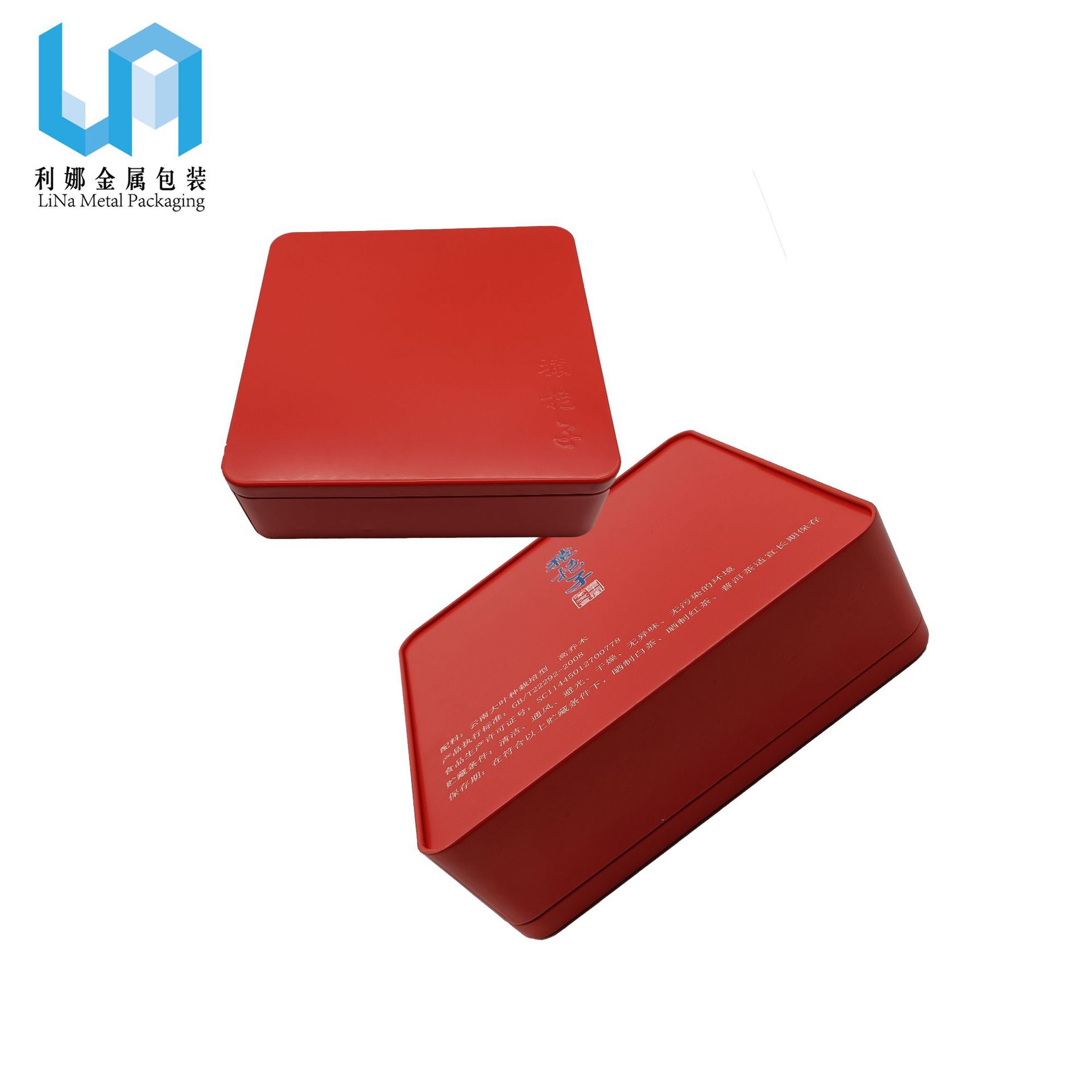 厂家 生产正方形蛋卷铁盒马口铁材质彩印铁盒 月饼罐铁盒 食品铁