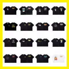 Wholesale GALLERY DEPT Washed Distressed Short Sleeve T-Shirt American Streetwear Vintage Skull Print Couple Matching Loose Tee Summer
