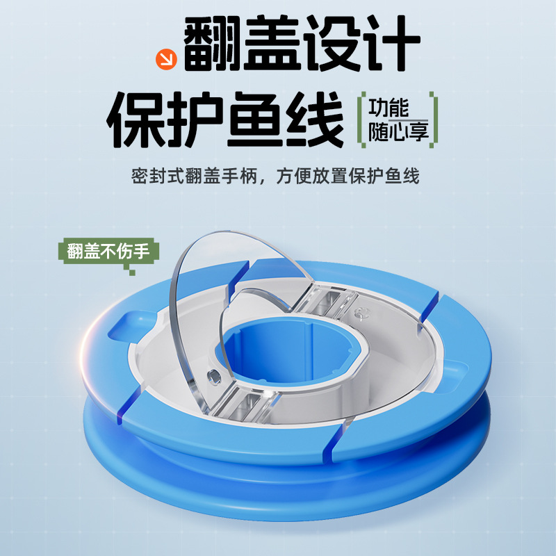 Tab pesca silvestre especial bobina base base goma base flip bobina bobina de silicona bobina de pesca fijación bobina