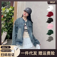 纽亦华MLB洋基队la鸭舌帽软顶cp77小标ny棒球帽女四季可戴可调节