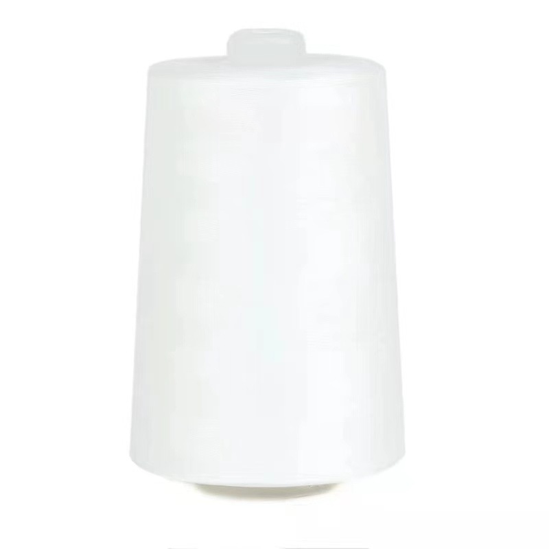 Blanco y negro 500 gramos un jin 402 fábrica de hilo de coser de alta velocidad venta directa 10 mil metros de hilo de máquina de coser sin junta de tamaño no