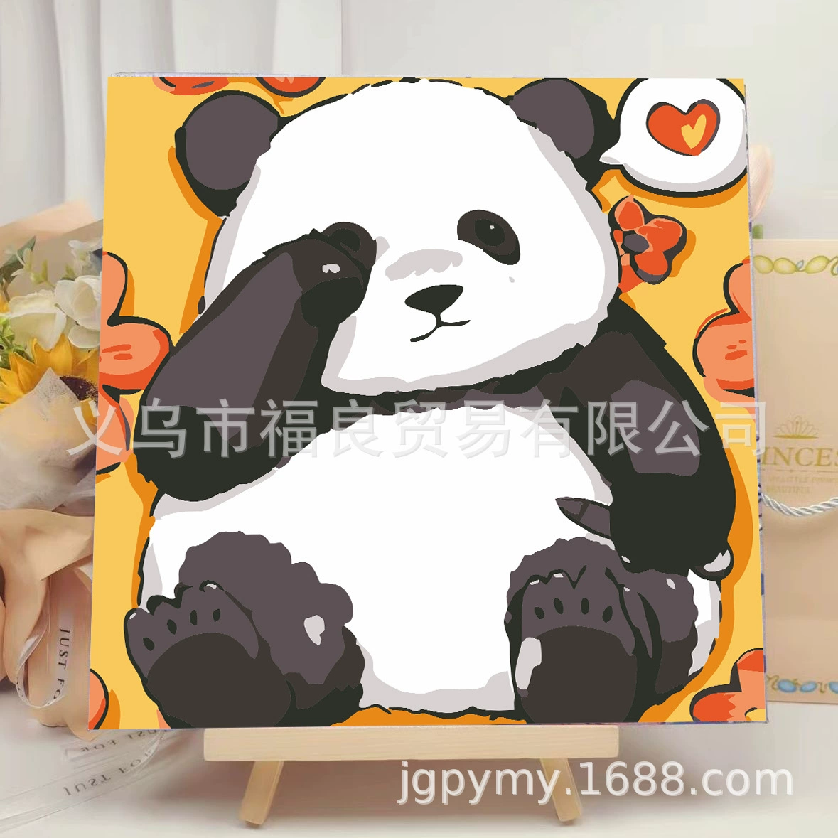 Набор алмазной мозаики DIY 30×30 см, деревянная рама, стразы и инструменты для выкладки