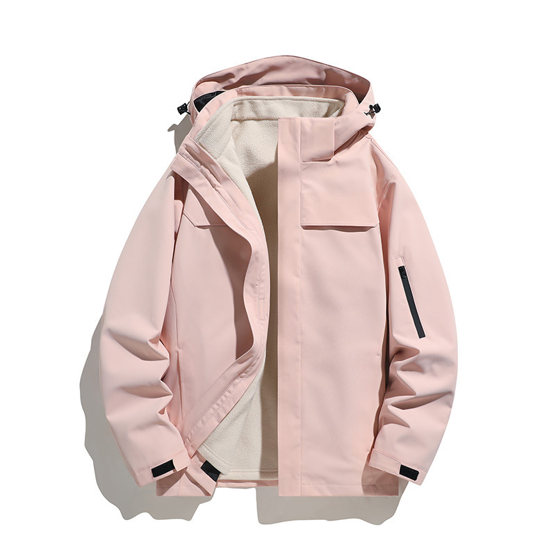 【朱雀PRO冲锋衣】坨路者户外抓绒冲锋衣防风防水登山服男女外套|undefined