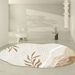 Alien imitation cashmere living room rug, household cat-licking sensation bedroom bedside rug, Nordic wardrobe mirror in front rug