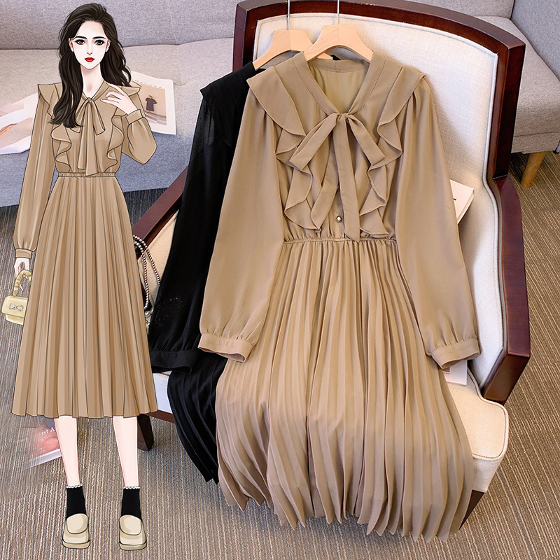  春  L-4XL 大きいサイズ ワンピース