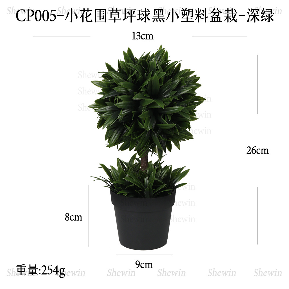Plantas artificiales en maceta de nuevo modelo para decoración de interiores, hogar y escritorio, plantas verdes artificiales, arreglos florales, bolas de césped, bonsáis de plástico. image 10