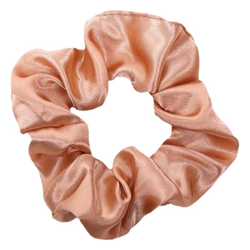 Европа и США трансграничные новые атласные ткани толстой кишки кольцо волос кольцо костюм сплошной цвет ткани кольцо головной убор производители оптом