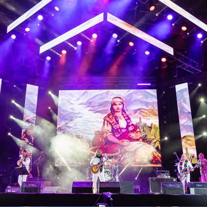 Full-color indoor stage LED rental screen, P2.604, P2.976, P3.91, portable high-definition advertising electronic screen.