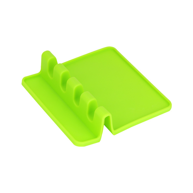 クロスボーダー卸売シリコンスプーンマットアイデア家庭用スプーンマットキッチン食器棚鍋シャベルスプーンホルダー収納マット|undefined