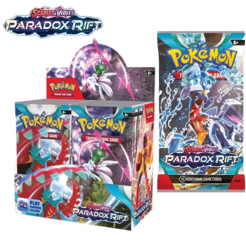 Покемон TCG Vermillion SV4 поколение слепая коробка карточек paradox rift набор карт obsidian