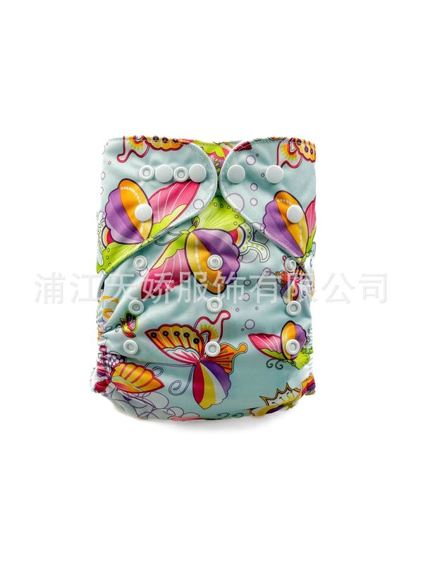 メーカークロスボーダー赤ちゃんおむつ洗える尿不湿通気性プリントトレーニングパンツcloth diaper|undefined