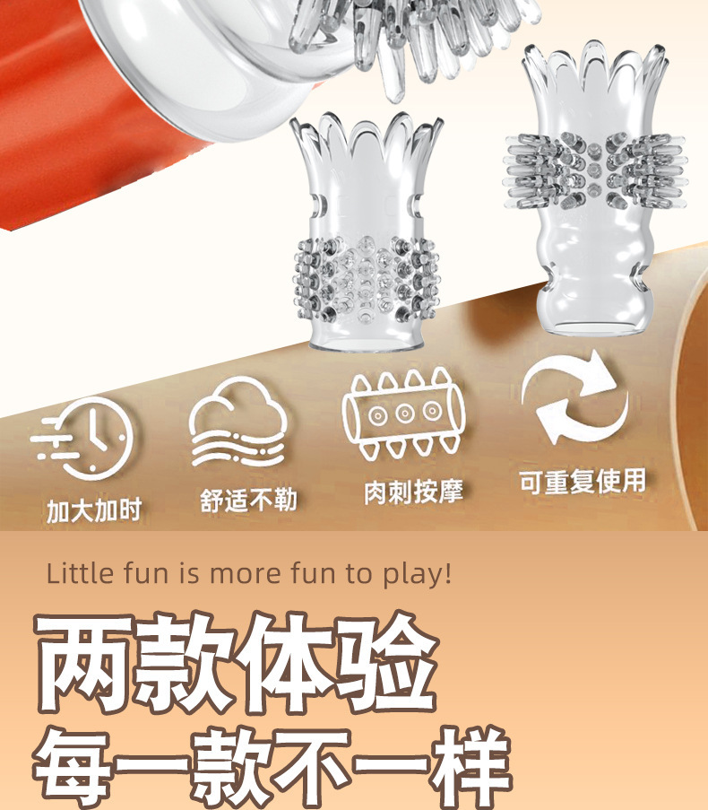 TPE Male Delay Ring, Foreskin Restraint Design, Slip-on Penis Ring for Adults — detail image 2