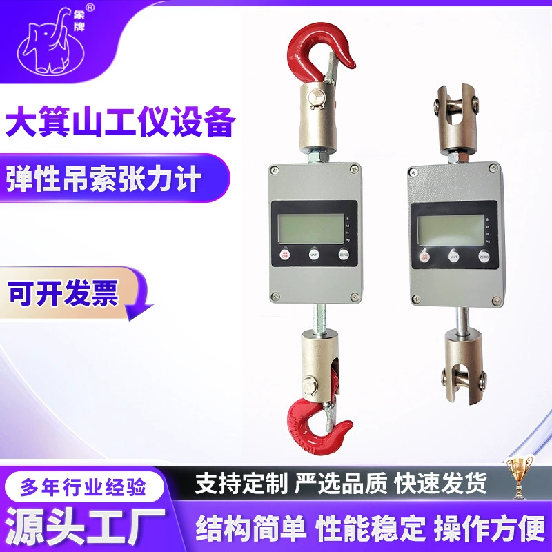 Wuxi Daqishan Промышленное приборное оборудование Цифровой дисплей Измеритель натяжения эластичного стропа Цифровой дисплей Динамометр натяжения эластичного стропа