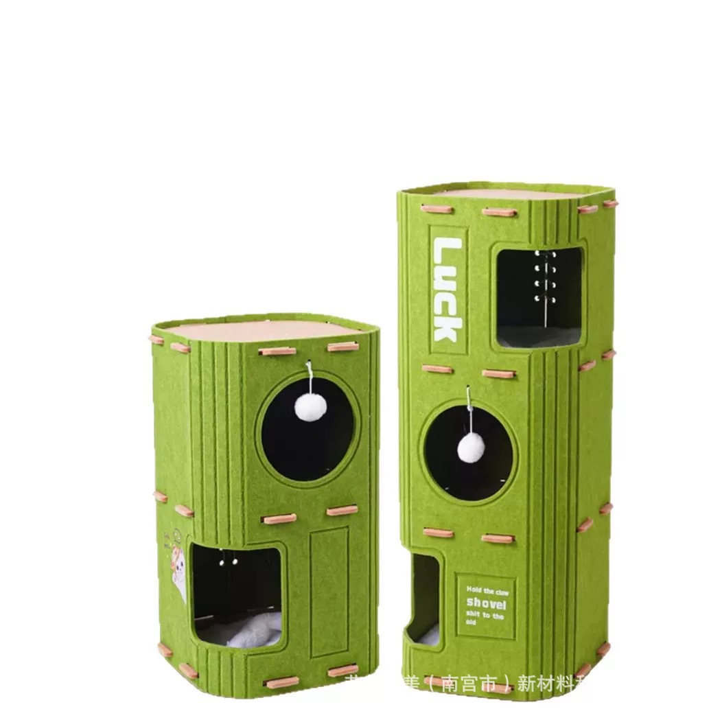 Al por mayor transfronterizo multicapa gato invierno caliente gato trepa marco gato árbol de gato agujero de gato agarrar placa cerrada casa de gatos