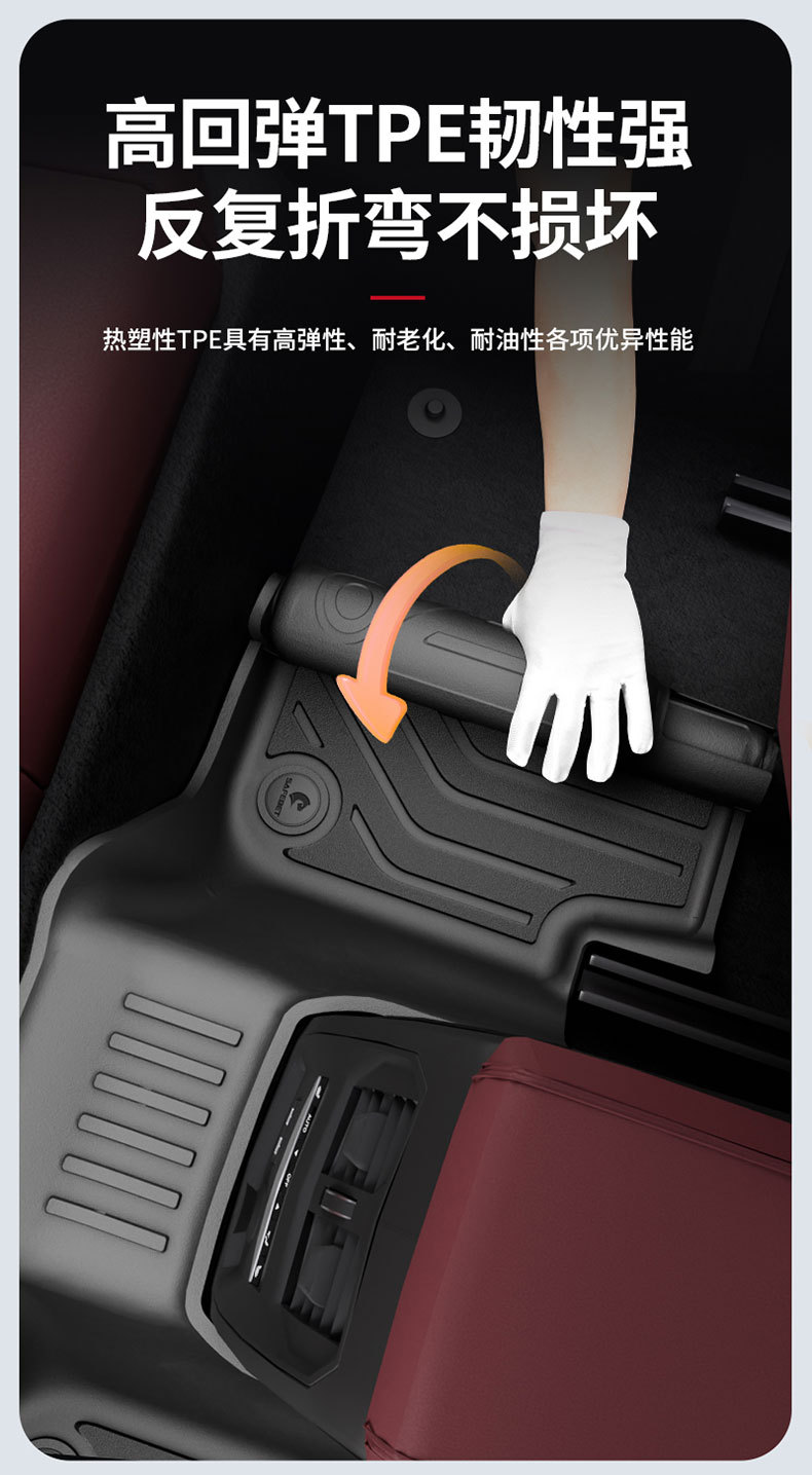 BMW X1 IX1 X3L IX3 Series X4 Series X5L X7 M2 Series M3 M4 I3 I5 2 Series 5 Series 7 Series TPE Floor Mats