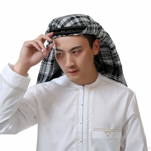 Saudi Arabia men's headscarf hat Dubai men's traditional headscarf headband factory wholesale travel clothing