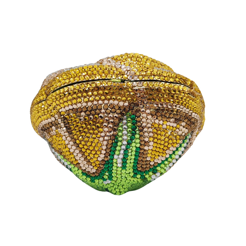 Seleccione estrictamente Flower crysta lbag flor flor de diamante bolsas de cena de diamante de fondo plano bolsas de mano de flores de banquete para mujeres
