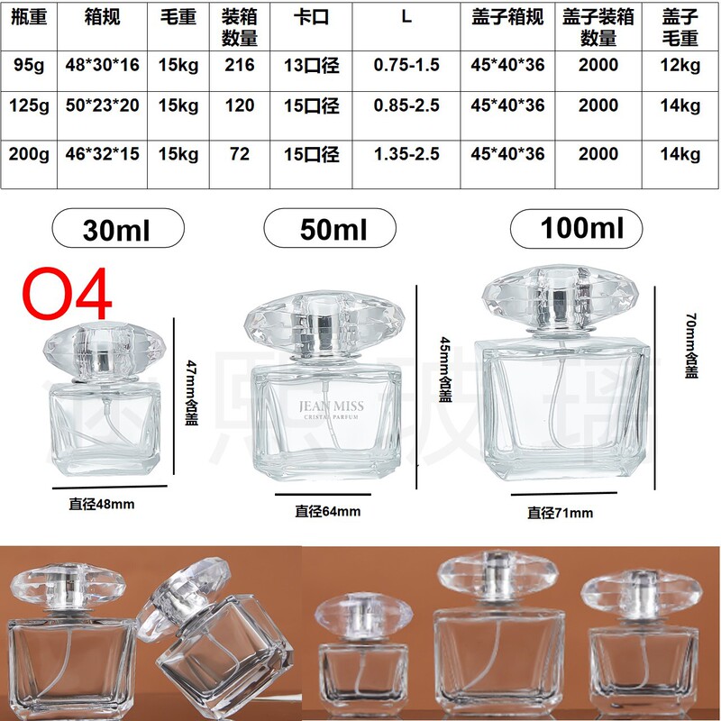 スポットマウント香水ガラスファッショナブルで便利な詰め替えプレススプレーボトル 30ml50ml100ml 完全なボトル|undefined