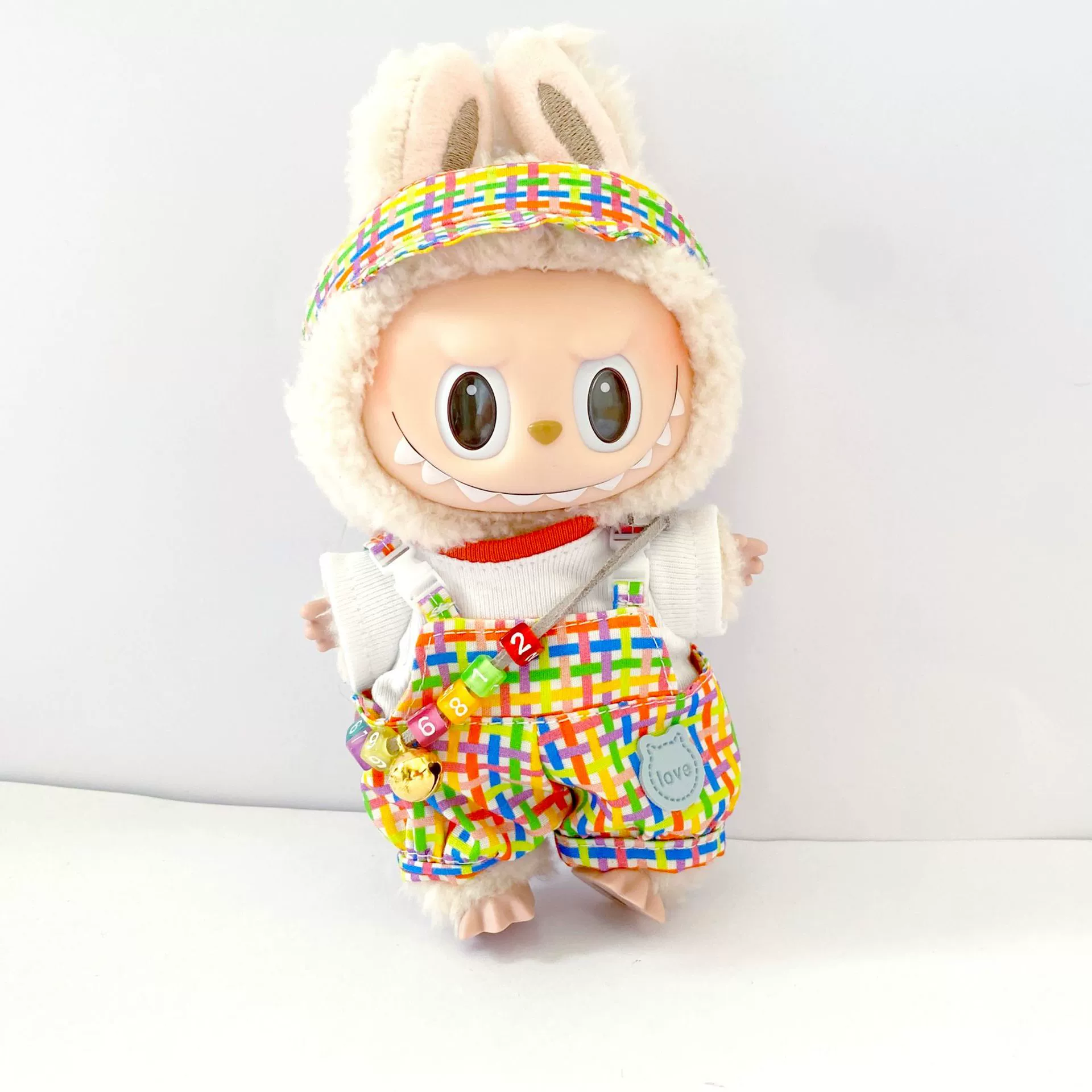 Doll plastic, overall for dressing up, second generation, children's clothing