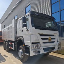 出口非洲自卸工程车 6X4翻斗卡车 5.6米375马力HOWO自卸车