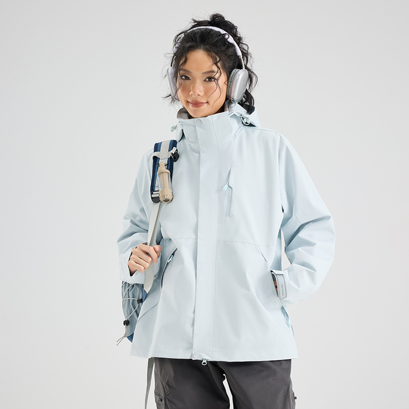 户外冲锋衣男款三合一骆陀定制工作服防寒保暖秋冬新款三防外套女|undefined