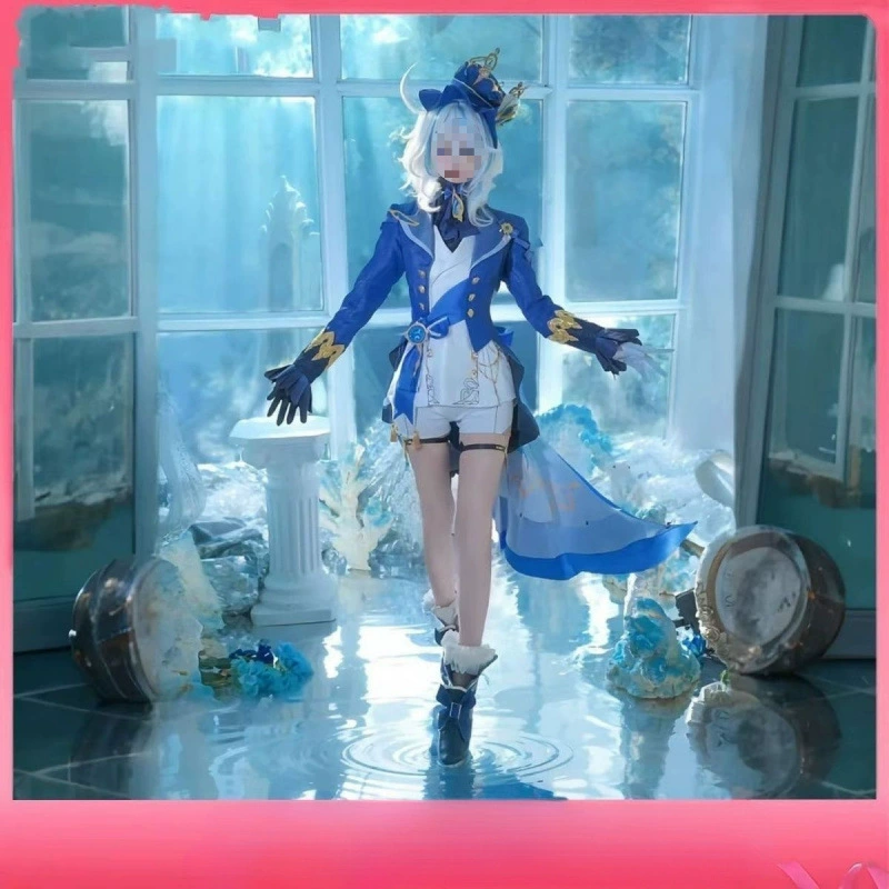 Косплей одежда Fukalos Fontaine Water God Funina косплей костюм 2D женская одежда полный набор одежды C