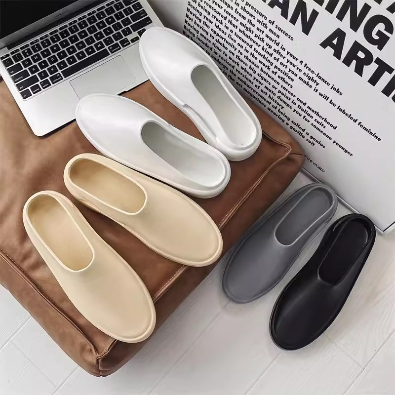 Ciabatte da uomo in cocco di alta qualità, sandali casual slip-on antiscivolo alla moda per esterni, ideali per la spiaggia e gli sport all'aria aperta, versatili per uomo._voghion.com