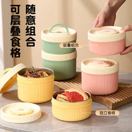 不锈钢保温饭盒上班族带饭专用套装多层桶便携餐盒学生分隔密封罐