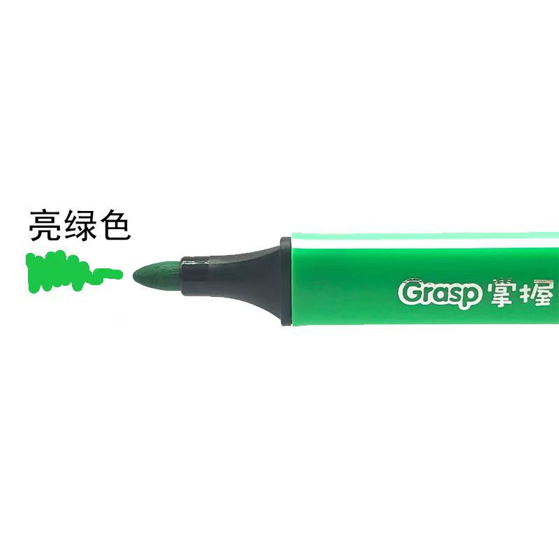 正品の単色のばら売りの三角棒の水彩ペンの大容量の黒色の黄色の大きい赤の緑のピンクの紫色の青い茶色を掌握します。|undefined