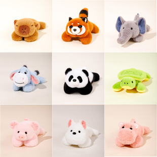 New Palm Treasure Plush Doll Cartoon Animal Capibala Doll Table Companion Comfort Doll Panda Toy