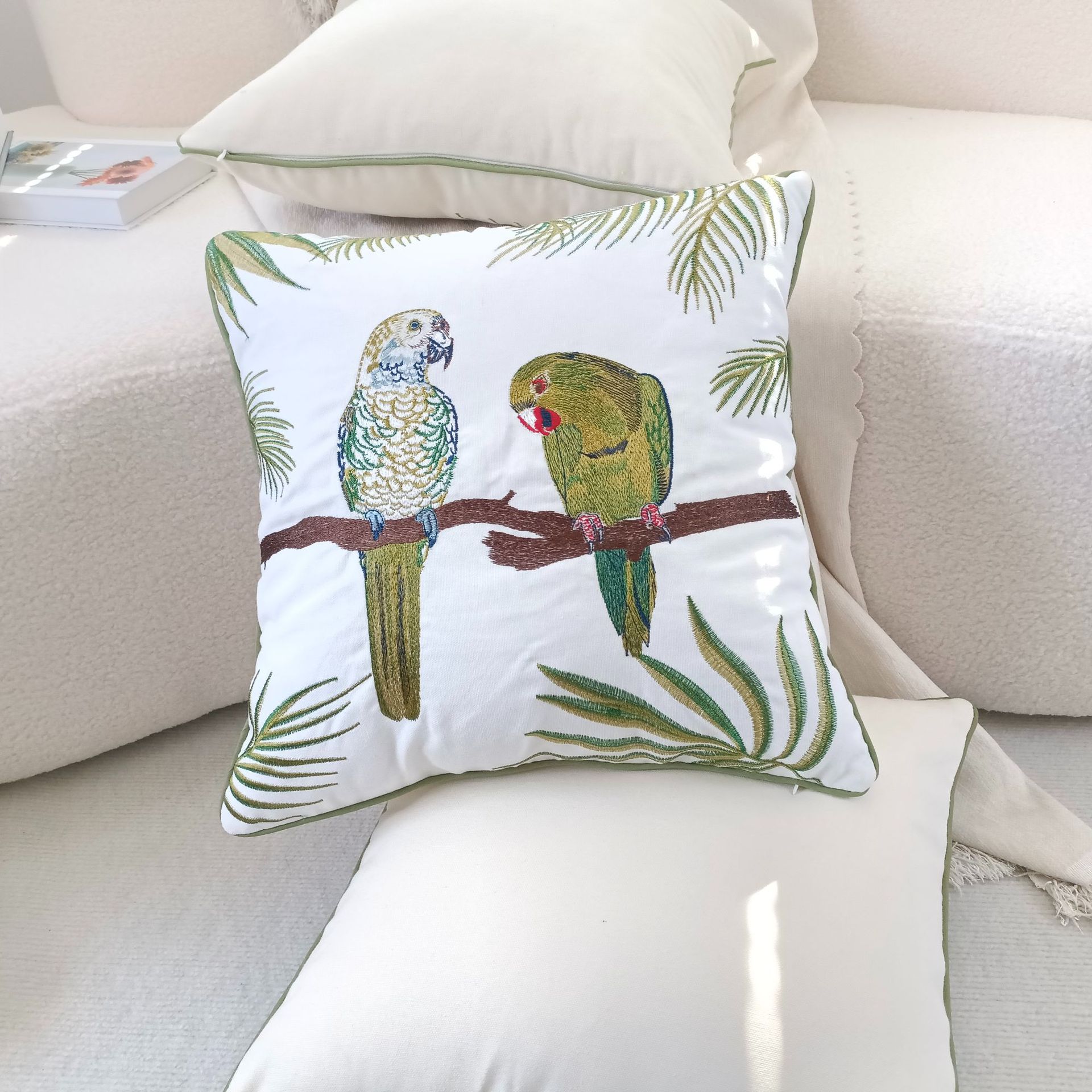 봄 앵무새 (베개 없음)