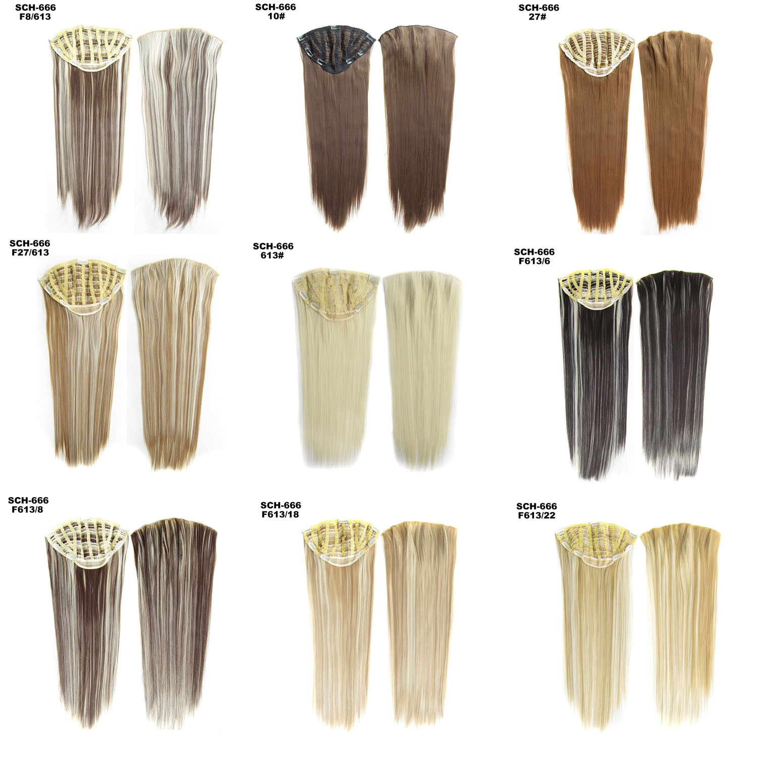  Parrucca da donna sintetica alla moda con capelli sintetici, estensione ricciolo in fibra chimica, toppa per parrucca di media lunghezza, toppa per capelli da 7 carte_voghion.com