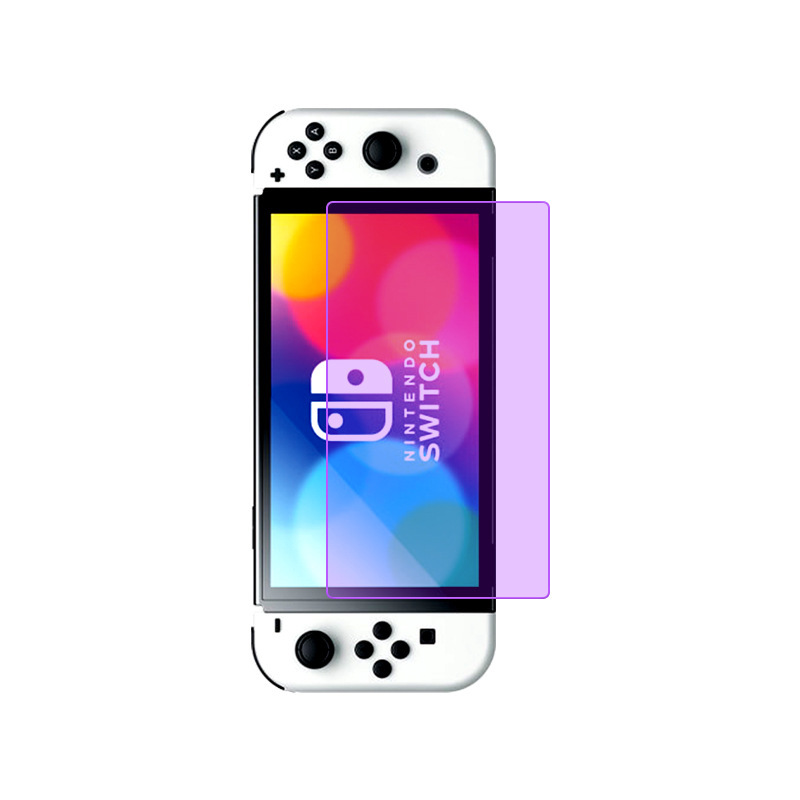 Switch oled紫光強化膜紫光膜任天堂nintendoゲーム機保護膜|undefined