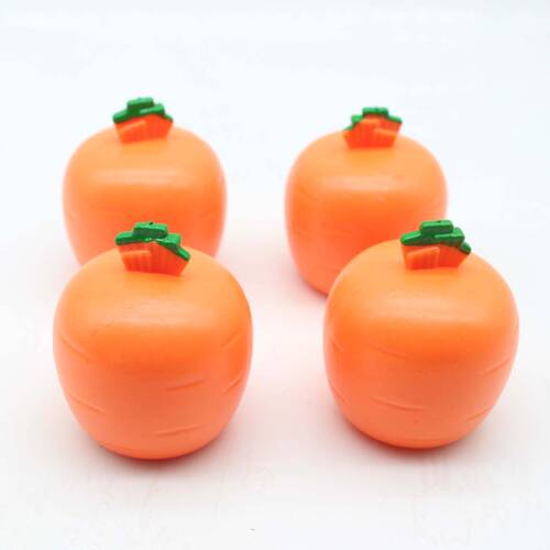 Cute and creative little white rabbit carrot cup pinch and squeeze to vent rabbit cup decompression vent toy for primary school students