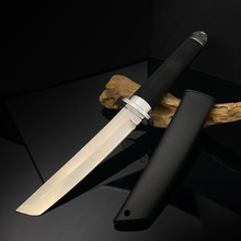 便携户外露营直刀荒野求生刀一体吃手把肉小刀居家锋利切水果刀具