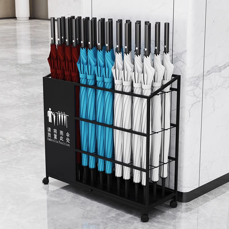 Shool classroom company door umbrella stand umbrella placement bucket hotel lobby commercial large capacity umbrella storage rack