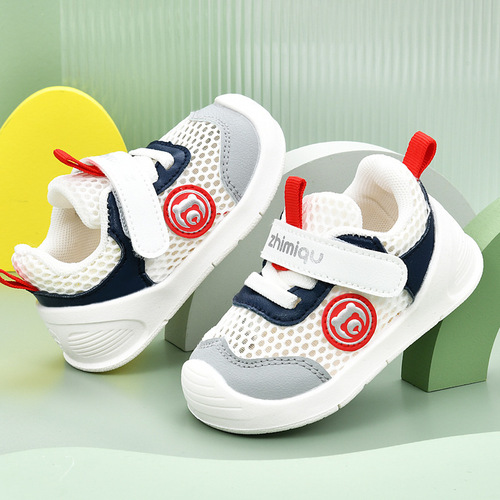 Baby sandals functional shoes for men summer toddler shoes 0 to 1-2 years old baby non-slip soft bottom infant mesh shoes for girls