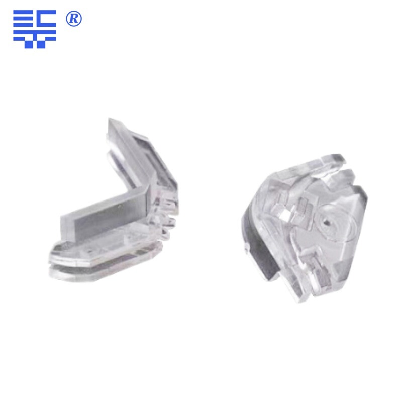 Invisible optical fiber transparent corner protector FTTR non-self-adhesive invisible optical fiber corner protector Yin and Yang angle pair