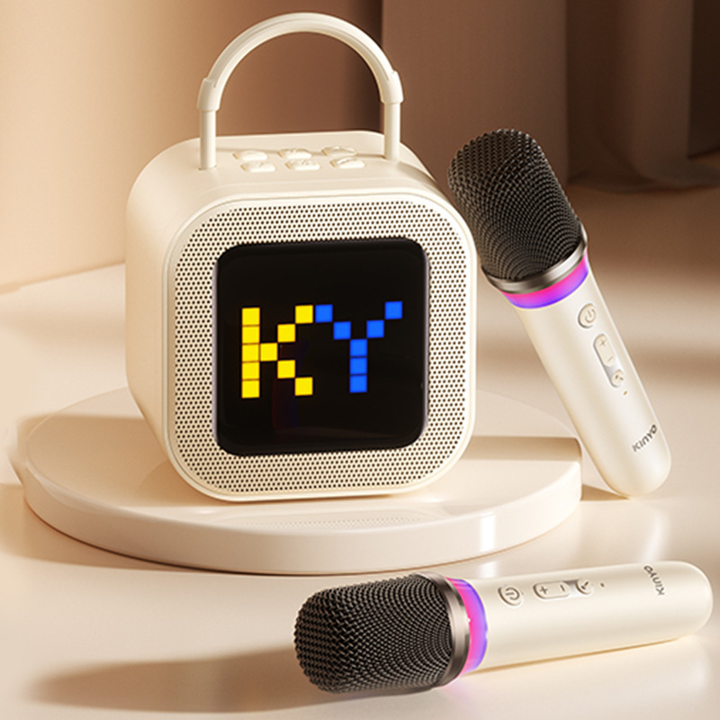 国境を越えた音響K26 bluetooth音響マイク一体家庭ktvスピーカーセット歌小度知能|undefined