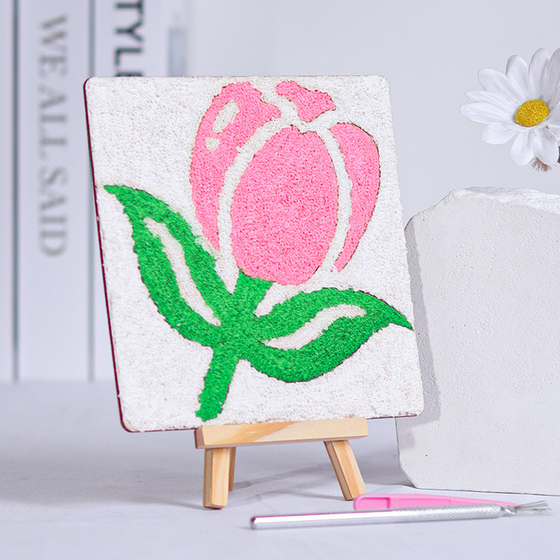 紙パルプ絵画、手作りのドット絵、DIY素材パッケージ、着色絵画、装飾テクスチャ、紙パルプ充填絵画、クリエイティブな漫画絵画|undefined