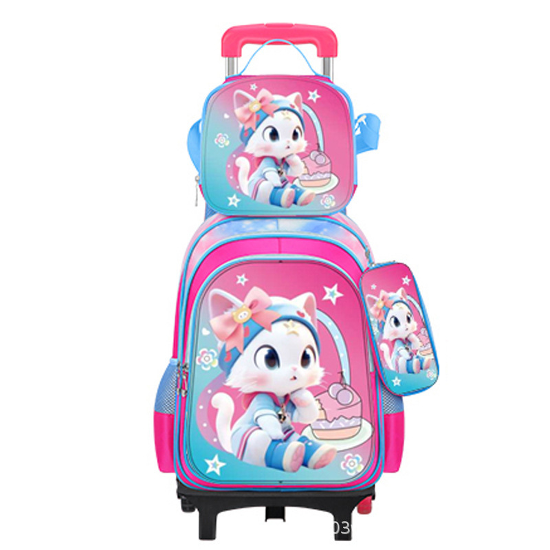 Fábrica directa transfronteriza nueva serie de montaña y mar de dibujos animados de tres piezas paquete de bolsas de 2 / 6 rodadas